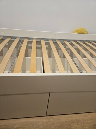 Cama Ikea Brimnes 90x200 con almacenaje
