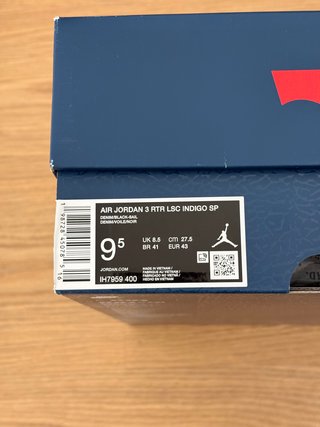 Jordan 3 Retro x Levi's Indigo