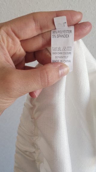 Pantalón blanco estampado floral