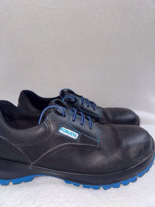 Zapatos Robusta Negros Suela Azul