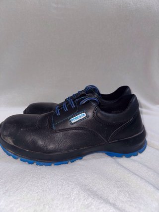 Zapatos Robusta Negros Suela Azul