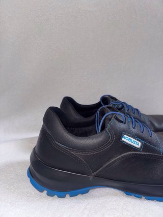 Zapatos Robusta Negros Suela Azul