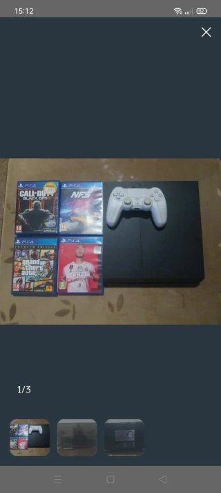 PS4 Fat 1TB + 4 Giochi + 1 Controller + Cavi