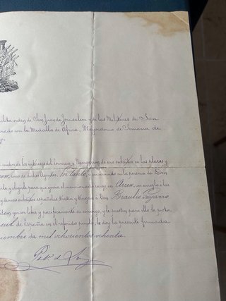 Diploma Consul Alfonso XII