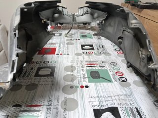 Parte trasera Suzuki burgman 125 2013