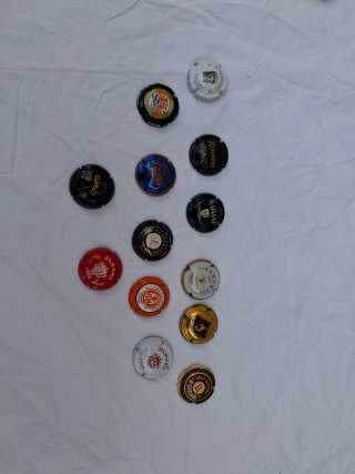 Colección chapas de cava