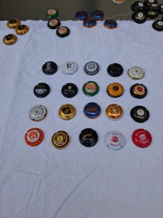Colección chapas de cava