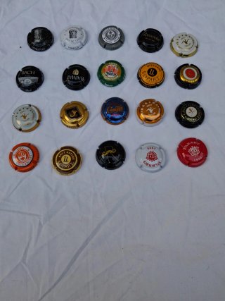 Colección chapas de cava