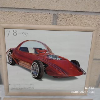 4Cuadros Vintage Coches Clásicos y Deportivos 1977