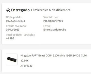 Kingston Fury DDR4 16GB 2400MHz RAM