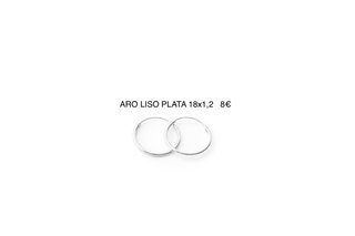 Aro Liso Plata 18x1,2