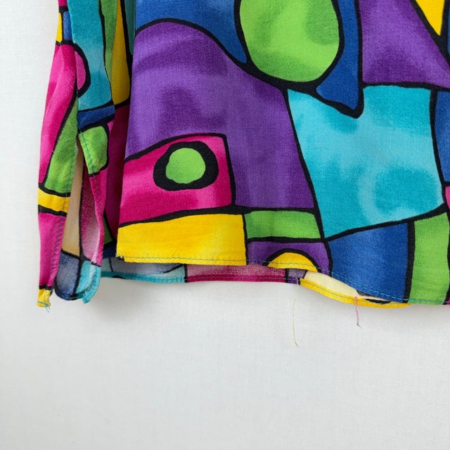 Willow Ridge Vintage Abstract Blouse M