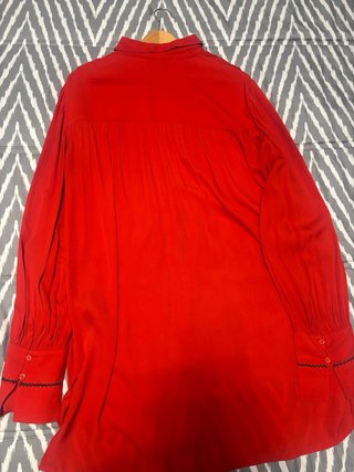 Camisa Massimo Dutti Roja Talla 40