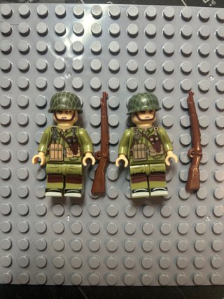 Soldados WWII compatibles con LEGO
