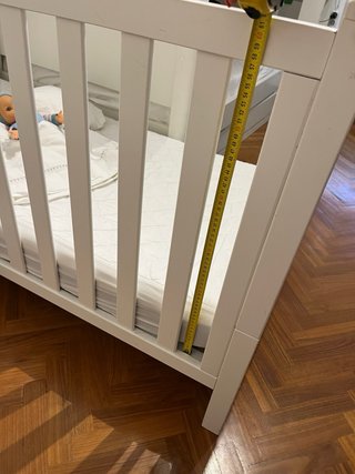 Urge!Cuna convertible en cama blanca 140*70