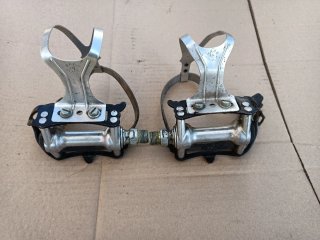 Pedali Gipiemme con gabbiette RARE bici corsa