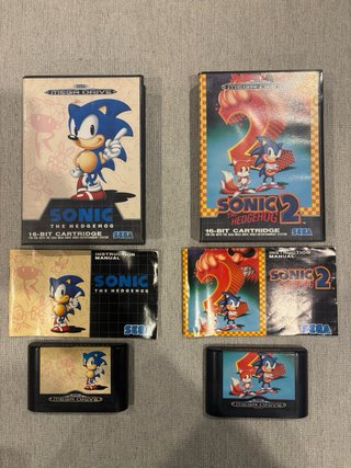 Lote Sega Mega Drive + 22 giochi