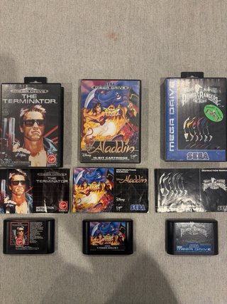 Lote Sega Mega Drive + 22 giochi