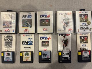 Lote Sega Mega Drive + 22 giochi
