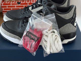 Jordan 3 Retro x Levi's Negro Gris