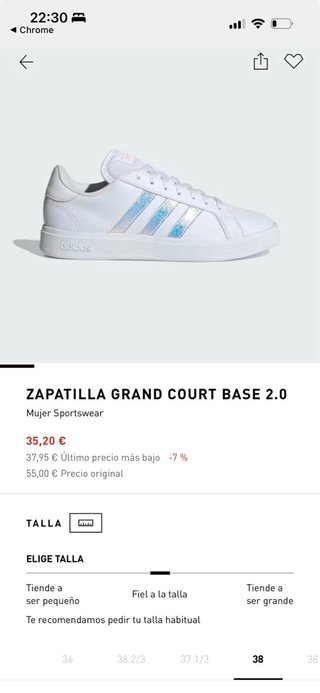 Zapatillas Adidas Grand Court Base 2.0