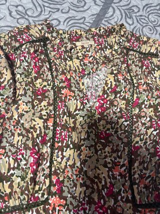 Vestido estampado floral talla S