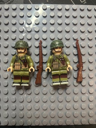 Soldados WWII compatibles con Lego
