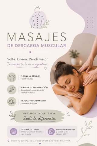 Servicios de Masaje