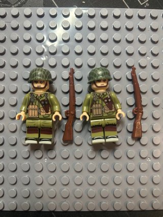 Soldados WWII compatibles con Lego
