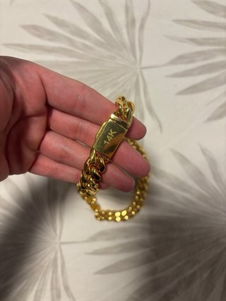Cadena Cubana Oro Laminado 14k