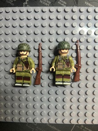Soldados WWII compatibles con Lego