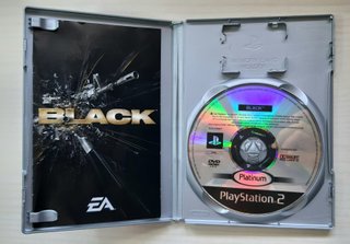Black shooter Playstation 2 platinum coleccionismo