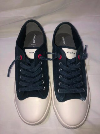 Bambas Geox Mujer Azul y Blanco