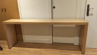 Mesa escritorio madera color beige/marrón
