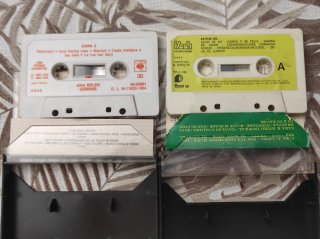 Lote 6 cintas Cassette.