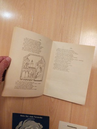 Libro antiguo de lengua y literatura.