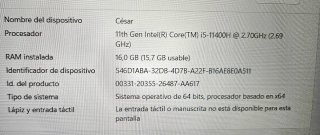 Pc portatil ASUS TUF GAMING F15