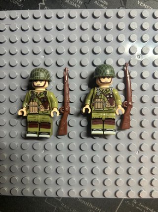 Soldados WWII compatibles con Lego