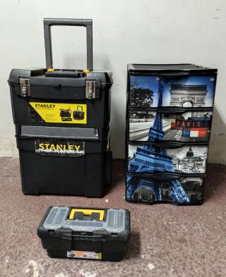 TALLER MÓVIL 2 en 1 STANLEY  PERFECTO ESTADO MIDE: