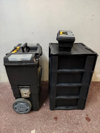TALLER MÓVIL 2 en 1 STANLEY  PERFECTO ESTADO MIDE: