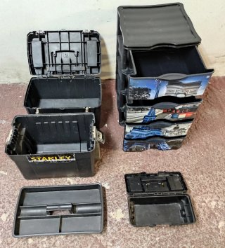 TALLER MÓVIL 2 en 1 STANLEY  PERFECTO ESTADO MIDE: