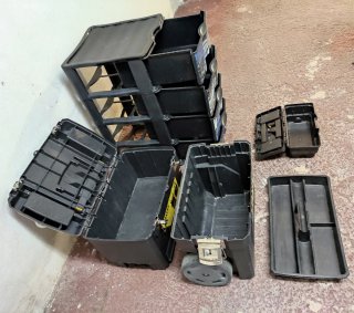 TALLER MÓVIL 2 en 1 STANLEY  PERFECTO ESTADO MIDE:
