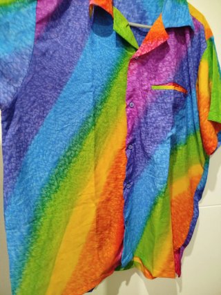 Camisa estampada Arcoíris Talla XL
