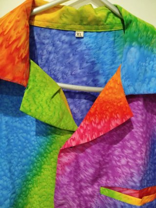 Camisa estampada Arcoíris Talla XL