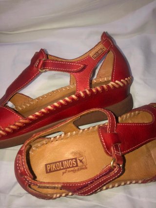 Sandalias Pikolinos Mujer Rojas