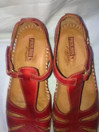 Sandalias Pikolinos Mujer Rojas