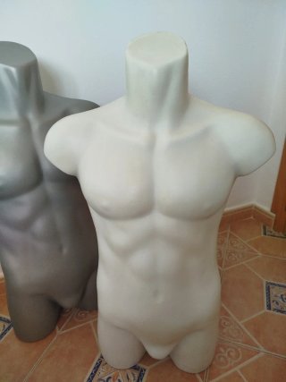 Bustos maniquí hombre (2 unidades)