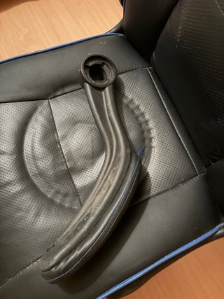 Silla Gaming Negra con Azul