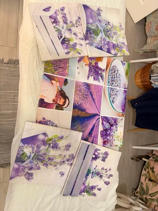 Lote 5 Cuadros Decorativos Lavanda