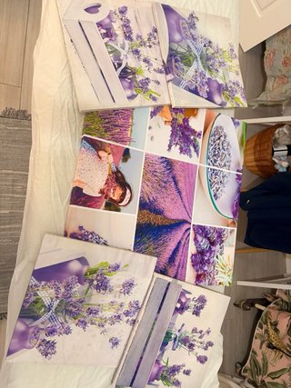 Lote 5 Cuadros Decorativos Lavanda